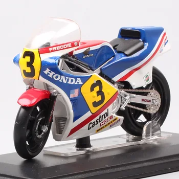 Maža 1/22 masto Italeri Honda NS 500 Pasaulio Čempionas 1983 Nr.#3 F. Spencer GP lenktynių motociklo Diecast Transporto priemonės modelio, moto nuoma žaislas