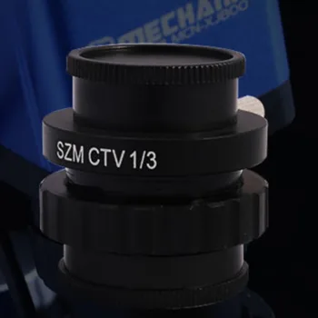 Mechanikas SZM CTV1/2 1/3 Trinokulinis Stereo Mikroskopas, CMOS Kameros Adapteris SZM CTV1/2 1/3 Sumažinti Mutiple Cmount Objektyvo Perkėlimas Uosto