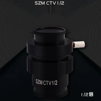 Mechanikas SZM CTV1/2 1/3 Trinokulinis Stereo Mikroskopas, CMOS Kameros Adapteris SZM CTV1/2 1/3 Sumažinti Mutiple Cmount Objektyvo Perkėlimas Uosto