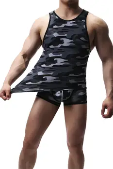 Medvilniniai Berankoviai Marškinėliai Bako Viršuje Vyrų Fitneso Shirt Mens Singlet Kultūrizmo Treniruotės Sporto Salėje Vest Fitneso Undershirt(Bakas Tik)