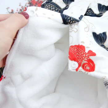 Mielas Koi Kimono Sijonas Išlaikyti Šiltą Rudenį ir Winte Vestuvių Suknelė Mažylių Apranga, Mažos ir Vidutinės Šuo Naminių Reikmenys