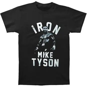 Mike Tyson Geležinis Mike ' as Savage Grafinis vyriški T-Shirt Vasaros Medvilnės O-Kaklo trumpomis Rankovėmis Marškinėliai Naujas Dydis S-3XL