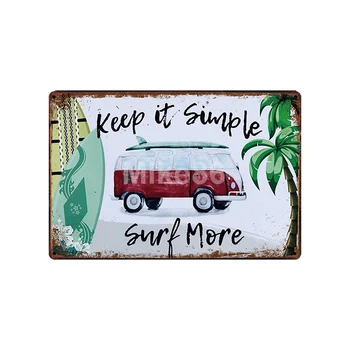 [ Mike86 ] Summber Beach Vandenyno Jūros FishMan Metalo Pasirašyti Derliaus Pub Parduotuvėje Retro Geležies Tapybos meno plakatus 20*30 CM, LT-1779