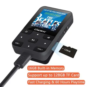 Mini Clip Sporto Bluetooth5.1 MP3 Grotuvas 2020 