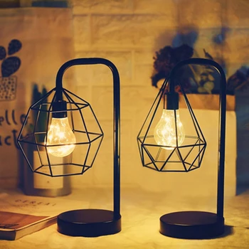 Minimalistinis Retro Kūrybos Vario Viela, Stalo Lempa LED Nakties Šviesos Namuose Miegamasis 35ED