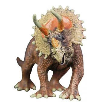 Modeliavimo Dinozaurų Modelis Juros periodo Triceratopsas Modelis Žaislas Gyvūnų Triceratopsas Statinio Vaikų Dovanų Plastiko Surinkimo S4W7