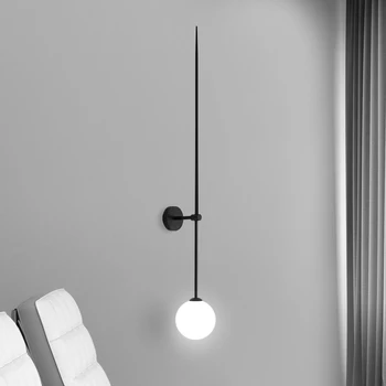 Moderni Linija Sieniniai Šviestuvai Minimalistinis LED Sienos Žibintai Aukso/juoda Prieškambario Sconces Miegamojo Lovos Kambarį Led Geležies Meno Žibintai