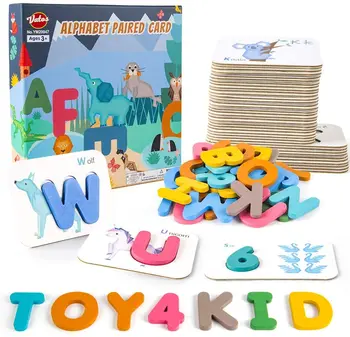 Montessori Ugdymo Mediniai Žaislai, Matematikos Abėcėlė Švietimo Žaislai 3D Mediniai Galvosūkiai vaikams Montessori Žaislas, skirtas Kūdikių Žaislai, Mediniai