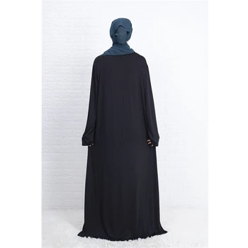 Moteris Islamo Drabužių, Tradicinių Musulmonų Abaja turkų Arabų Dubajus Kaftan Ramadanas Atsitiktinis Rūbeliai 15Colors Paryer Suknelės