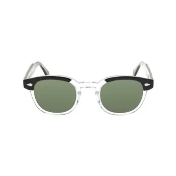 Moterų Johnny Depp akiniai nuo saulės Vyrams Lemtosh Poliarizuoti Saulės Akiniai Green objektyvas Prabangos Prekės Acetatas Akinius Rėmo Aukščiausios Kokybės 02-2