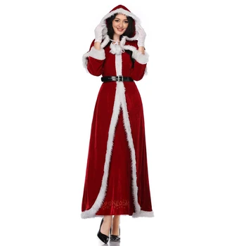 Moterų Kalėdų Senelio Kostiumas Cosplay Išgalvotas Drabužius ilgomis Rankovėmis Kalėdų Kostiumas Suaugusiems casa de papel disfraz
