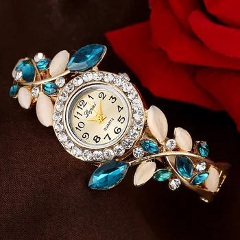 Moterų Laikrodžiai 2020 Prabangus Diamond Rose Gold Moteriški Rankiniai Laikrodžiai Gėlių Moterų Apyrankės Žiūrėti Moterų Laikrodis Relogio Feminino