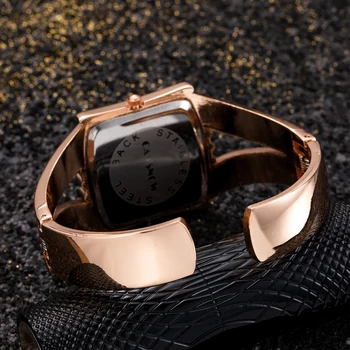 Moterų Laikrodžiai Top Brand Prabanga Mažų Žiūrėti Apyrankė Rose Gold Square Dial Suknelė Moterų Laikrodis Reloj Mujer