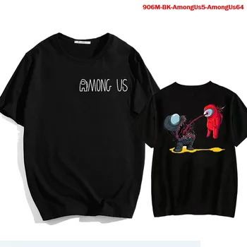 Moterų Marškinėliai Hip-Hop AmongUs-Printed Marškinėlius moteriški Drabužiai Harajuku T-shirt Trumpas Rankovėmis AmongUs O-Kaklo Žiemos Mados Viršų
