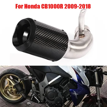 Motociklo Išmetimo Sistemos, Anglies Pluošto Duslintuvo Pabėgti Paslysti ant CB1000R Išmetamųjų dujų Liekamosios Patarimas Duslintuvas Honda CB1000R 2009-2018