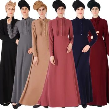 Musulmonų Suknelė Moterims Outwear Plius Dydis Maxi Abaja Ilgas Mantijas Dubajus Turkijos, Artimųjų Rytų Ramadanas Arabų, Afrikos, Islamo Drabužių Burka