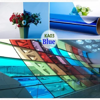 Mėlyno Stiklo Plėvelė, Lipnios Klijai Nuimamas Stiklo Apsauga UV-Įrodymas, Home Office Rinkos Darželio Apdaila