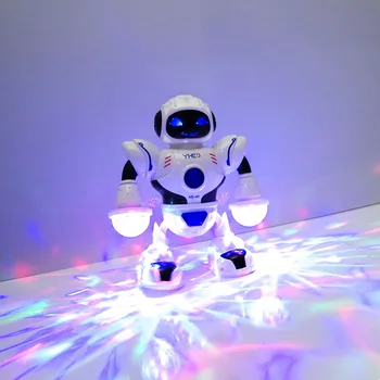 NAUJA Elektros Šokių Robotas Žaislas Su LED apšvietimo Muzikos sūpynės Robotas Vaikų švietimo žaislai, Robotai Žaislai, Dovanos vaikams