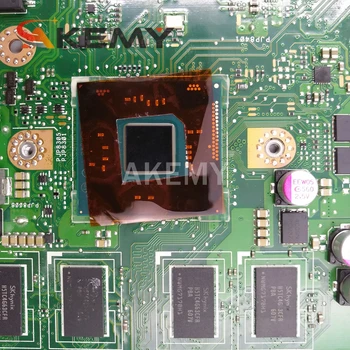 NAUJAS X540SA mainboard REV 2.0 Asus X540 X540S X540SA X540SAA nešiojamas plokštė Bandymo gerai 4GB-RAM N3710/N3700 CPU