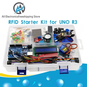 NAUJAUSIAS RDA Starter Kit for Arduino UNO R3 Patobulinta versija Mokymosi Suite Mažmeninės Langelyje