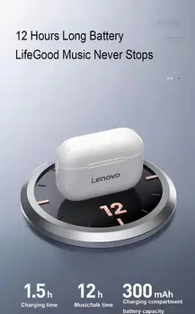 NAUJI Originalus Lenovo LP1S Earphnoe 5.0 