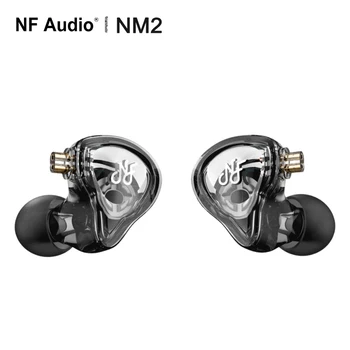 NF Garso NM2 Dual Ertmės Dinamiškos In-ear Stebėti, Ausinių 2Pin 0.78 mm Nuimamas Kabelis IEM su 6.35 iki 3,5 Adaper