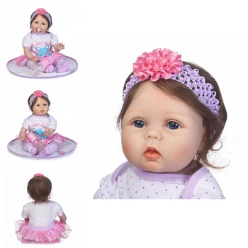 NPK Lėlės 55cm Minkšta Šluoste Kūno Reborn Lėles Bebe Naujagimių Realiame Gyvenime Baby Doll Originalus Tikroviškos Lėlės-Vaikų Žaislai Mergaitėms