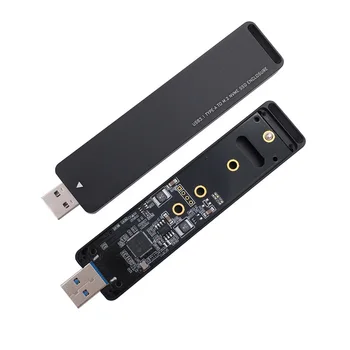 NVME Atveju Talpyklos M. 2 SSD Atveju M. 2 USB Adapteris SSD M2 SSD LAUKE Talpyklos USB 3.1 Rūšis-PCI-E 2 M. NVME Mobile Kietasis Diskas Atveju