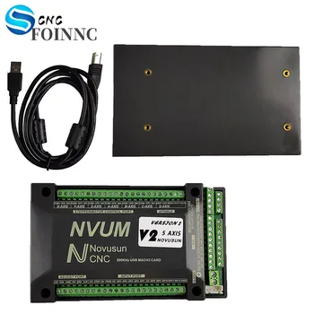 NVUM 5-axis Mach3 USB kortelę, 200KHz CNC router 3 4 6 ašių judesio kontrolės kortelės filialo valdyba 