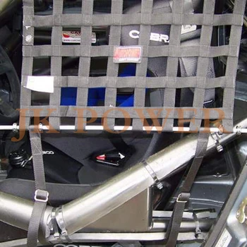 Nailono Universalus Lenktynių Lenktynių Ralio Automobilio Saugos Langą Apsaugoti Net 60X46CM Įtempimo saugos Diržai, Automobilių Saugos Reikmenys