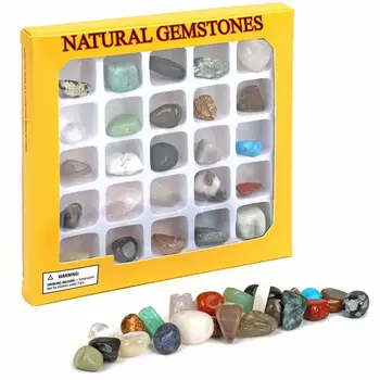 Natūralus Akmuo Kristalas Surinkimo Mineralinių Egzempliorių Mokymo Imties Vaikų Mokymosi Žaislas