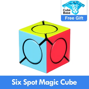 Nauja Geriausia Pardavimo QiYi Šešių Vietoje Greitis Magic Cube Profesinės FangYuan Įspūdį Vaikams Dovanų magico cubo Švietimo Žaislas