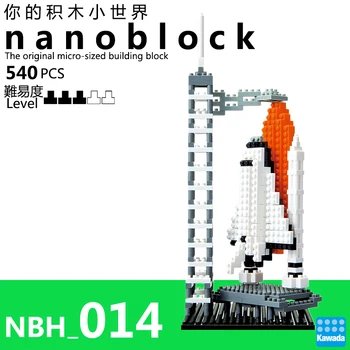 Nauja Nanoblock Kosmoso Centro NBH 014 Kawada 540 Vnt Blokai Diamond Mini Miestų Modelis Rinkiniai Kūrybiniai Žaislai Vaikams