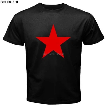 Nauja Raudona Žvaigždė Armijos REM R. E. M. Roko Muzikos Legenda Vyrų Black T-Shirt Dydis S Iki 3XL Medvilnės Vyrų Marškinėliai Tees sbz1063