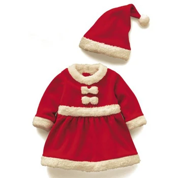 Nauja Vaikų Kalėdų Kostiumai Žaisti Santa Claus Cosplay Kostiumas Berniukams Ir Mergaitėms Kalėdas rodomas Nustatyti Kalėdų Dovanos