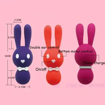 Naujas 3 Motorinių Rabbit Vibratorius, Naudoti Įmova Gnybtus Estimulador Klitorio Vibratoriai G. Vietoje, Puikus Vibratorius, Sekso Žaislai Moteris.