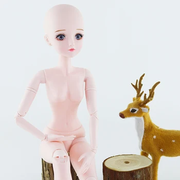 Naujas 60cm Bjd Doll Žaislai 3D Akis 