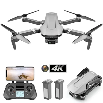 Naujas F4 GPS Drone 4k/6K ESC HD Kamera, Dviejų Ašių, Gimbal Wifi FPV RC Qadcopter Brushless Variklio UAV Lankstymo Porankis Sraigtasparnis Dron Žaislas