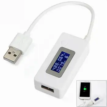 Naujas KCX - 017 LCD Ekranas, Micro USB Mini Srovės ir Įtampos Detektorius Mobiliojo Maitinimas USB Įkroviklis, Testeris, Matuoklis