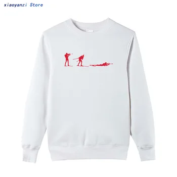 Naujas Mados žiemą, rudenį, Biatlonas megztiniai Vyrams puloveriai) su Medvilnės Kietas Šaudyti Camiseta hoodies Vyrų Drabužiai.