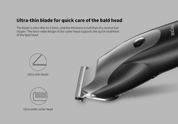 Naujas Mijia Enchen Hummingbird Elektriniai Plaukų Clipper 10W USB Įkrovimo Mažai Triukšmo Plaukų Žirklės su 3 Plaukų Šukos