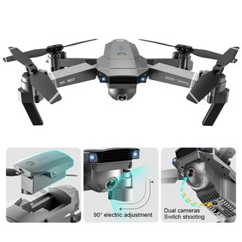 Naujas Mini Drone Plataus Kampo GPS 5G HD 