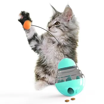 Naujas Patvarus Naminių Kačių Žaislai Mimi Masažuoklis Kačiukas Kačių Žaislai Play Kamuoliukus skirtus Gaudyti Kačių Maistas Finansuojančiojo Ball Žaislas, katė nuotėkio maisto kamuolys