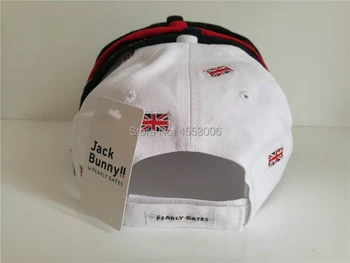 Naujas UK JB Golfo Kepurės Aukščio baltos perlamutro Vartai Skrybėlės Pažymėta Vėliava Aukštos Kokybės Sporto Golf Vyrai Moterys Bžūp 4 Spalvų Nemokamas Pristatymas