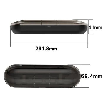 Naujas USB Kelionės Įkroviklio Žaidimas Phillips Sonicare HX9210 Aukštos kokybės Nešiojamas Baterija Kelionės Atveju 2 Spalvų Didmeninės