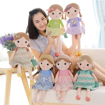 Naujas atvykimo pavasario mergaitė princesė mergina didelis dydis lėlės pliušinis žaislas, lėlė vaikų Dienos pateikti