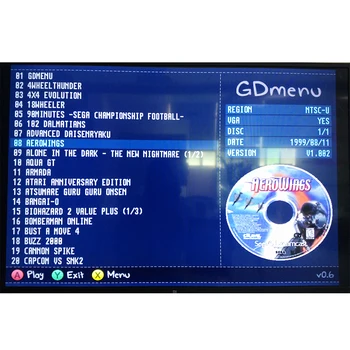 Naujas v5.15b GDEMU Optinis įrenginys Modeliavimas Valdybos SEGA Dreamcast konsolei ir SD/TF Kortelė su DC Įdiegti Žaidimai
