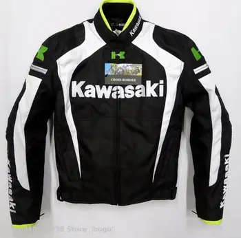 Naujas vyrų Motokroso striukė Lenktynių off-road motociklo ralio jojimo paltai kawasaki striukė Su 5vnt Apsaugos