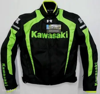 Naujas vyrų Motokroso striukė Lenktynių off-road motociklo ralio jojimo paltai kawasaki striukė Su 5vnt Apsaugos