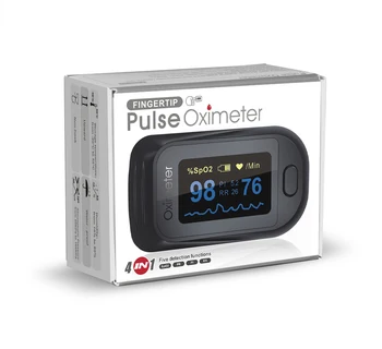 Naujausias Signalizacijos Piršto Pulse Oximeter SpO2 RR PR PI Oiximetro de dedo Kraujo Deguonies Širdies ritmo Monitorius su Byla Suaugusiems Vaikams